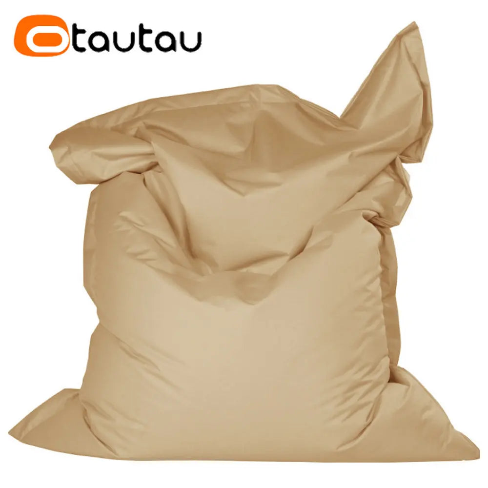 OTAUTAU Retangular Swimming Pool Floating Bean Bag Pouf Cover No Filler Waterproof Beach Pillow Sac Salon Sofa Bed Chaise Lounge