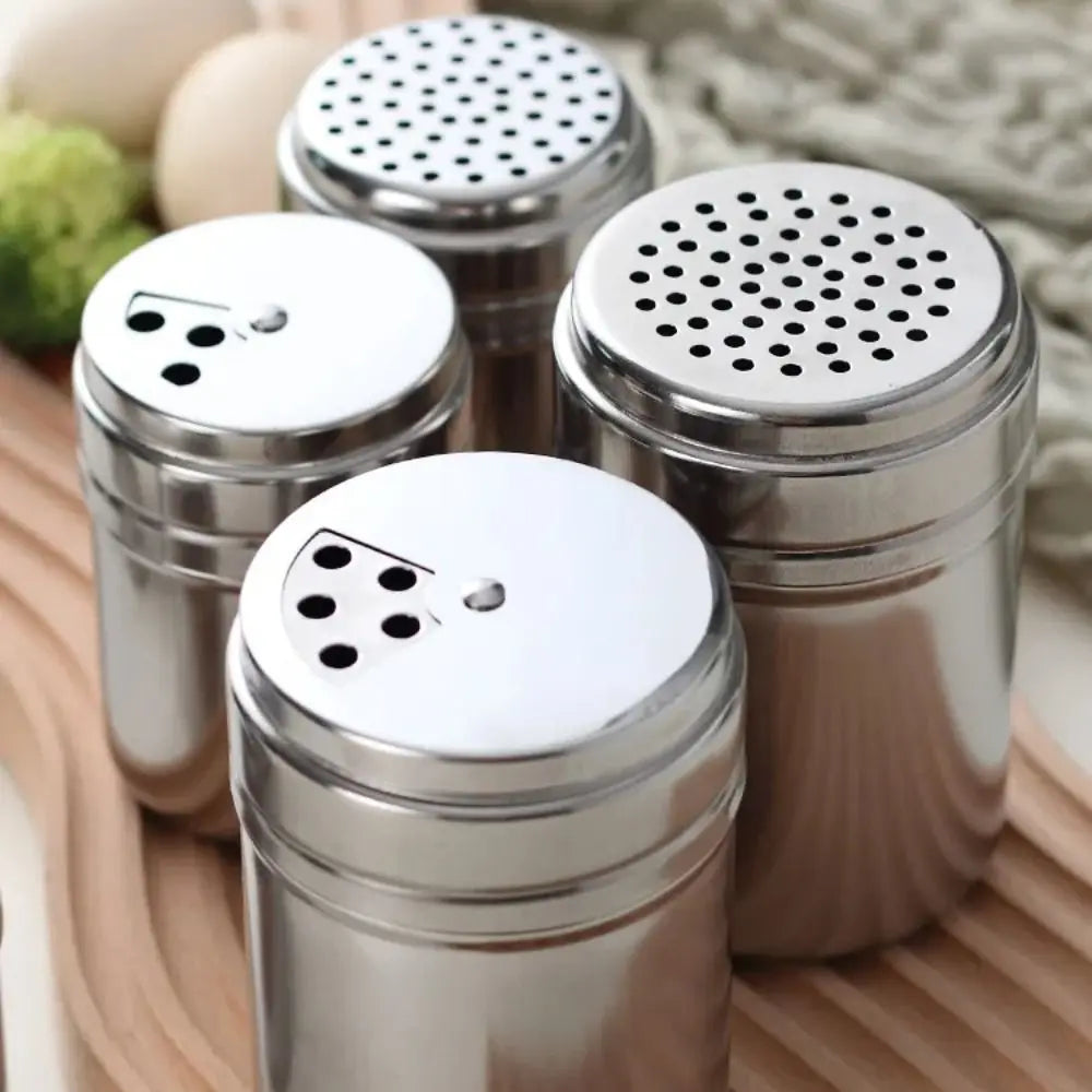 Stainless Steel Rotating Seasoning Jar