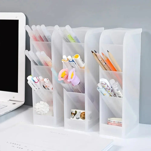 1pc Multi-Layer Pen Holder & Cosmetic Brush Storage Holder - Perfect for Office & School Supplies Pen Organizer Desk Organizer