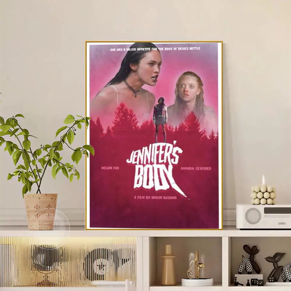 Pop Movie Jennifer Body Poster Versatile HD Waterproof Wall Art Self-Adhesive Decor for Any Space Ideal Gift