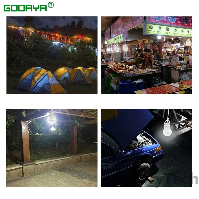 DC Led Lantern Camp Light Night Lamp Usb Emergency