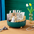 360 Degree Rotating Makeup Organizer Desktop Storage Box For Perfume Lipstick Skin Care Products Cosmetic Fruit Seasoning Holder
