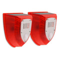 Solar Motion Sensor Alarm 129dB Siren 125° Detection 5-8m Range Weatherproof for Home Shed Garage Security Outdoor Protection