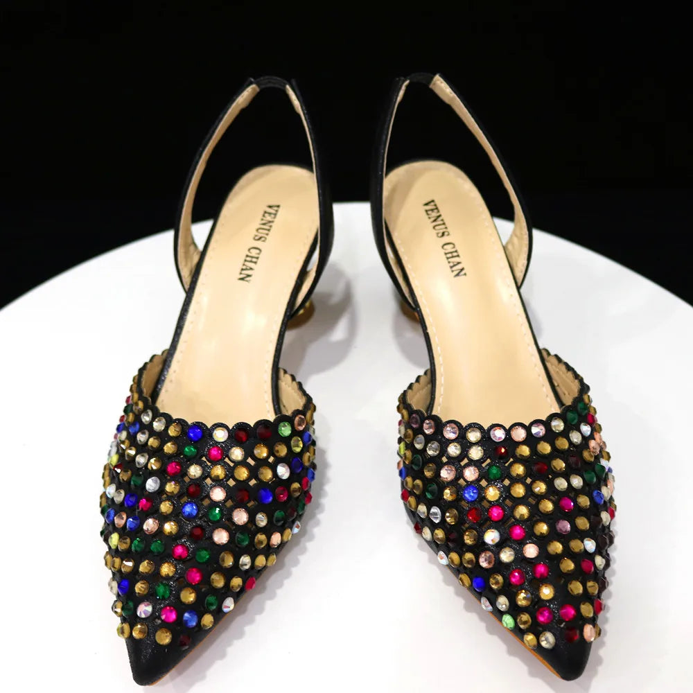 Venus Chan New INS High-Heeled Pointed Toe Wedding Shoes