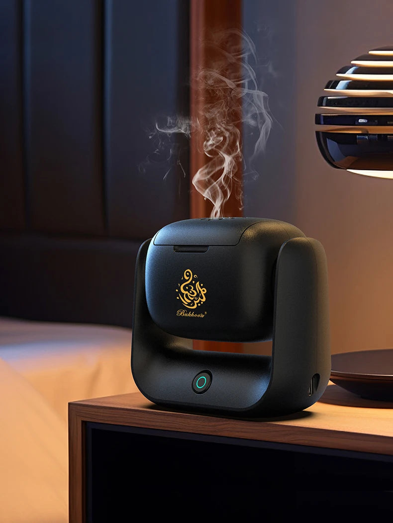 Electronic Incense Burner New Style Rotatable Aroma Machine High Quality Arabian Censer USB Rechargeable Gift Set