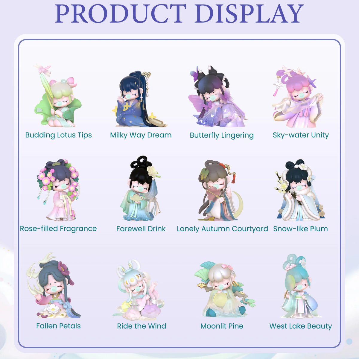 Rolife Nanci Blind Box Nanci's Poetic Beauty Action Figure