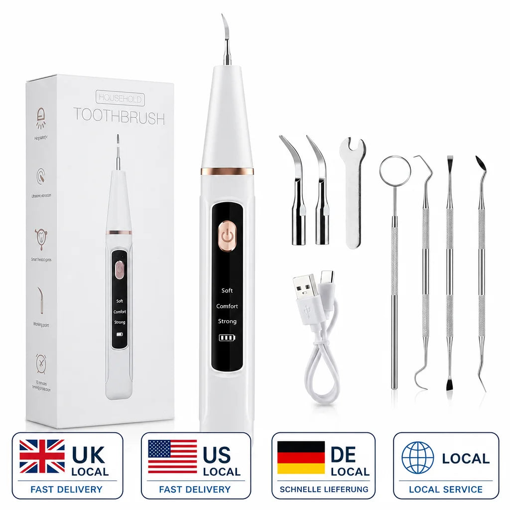 Electric Ultrasonic Teeth Tartar Cleaner Dental Scaler Tool for