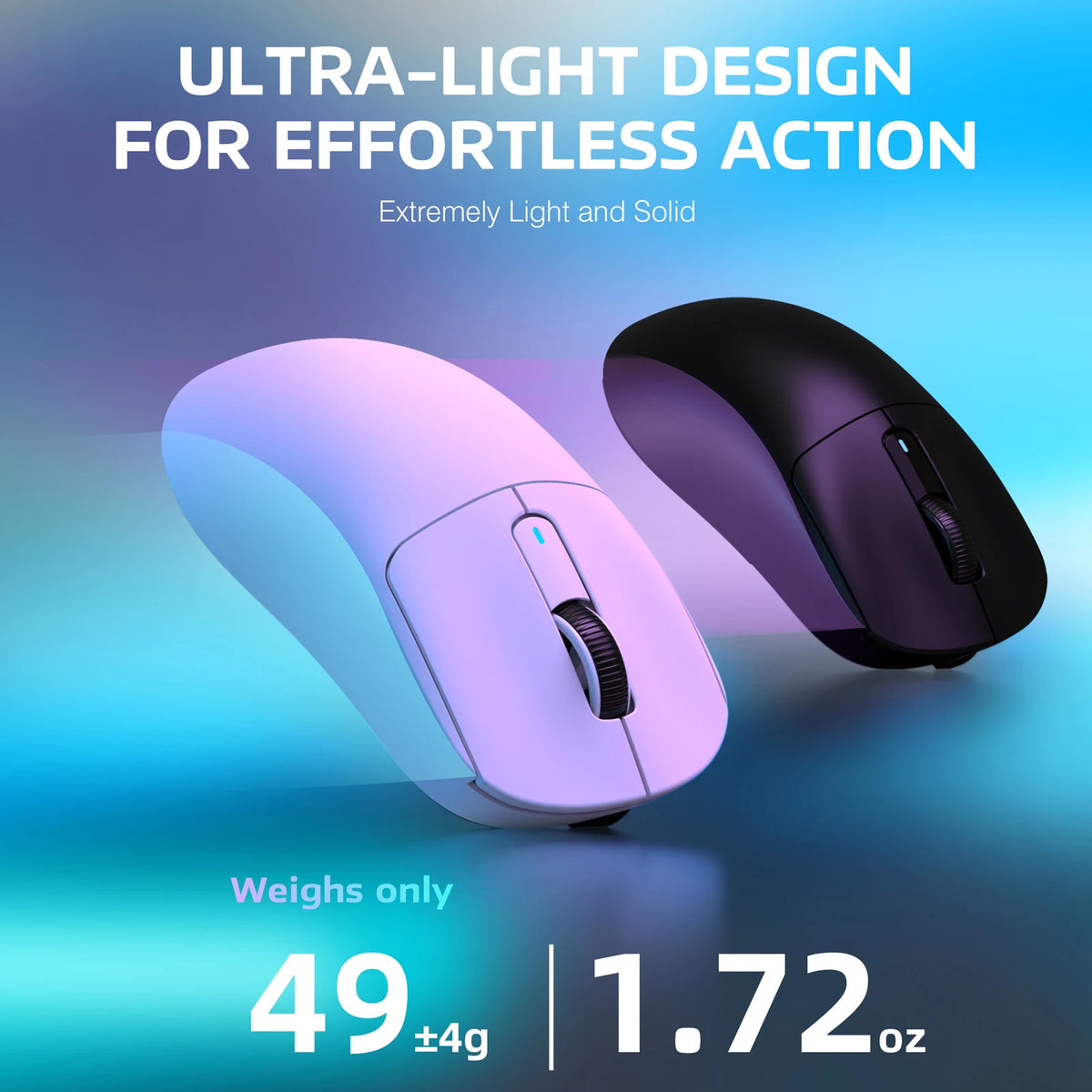 Wireless Ergonomic Gaming Mouse, 26K DPI Sensor