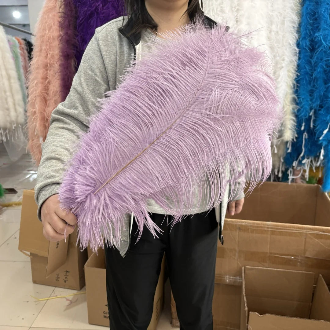 Wholesale 10PCS Natural Ostrich Feathers 15-55cm for Crafts Wedding Party Home Decor Ostrich Plumes Table Centerpiece Feather