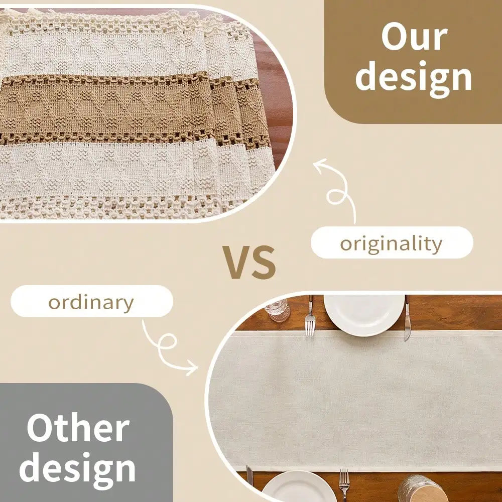 1/4/6pcs Farmhouse - Style Rectangular Placemats