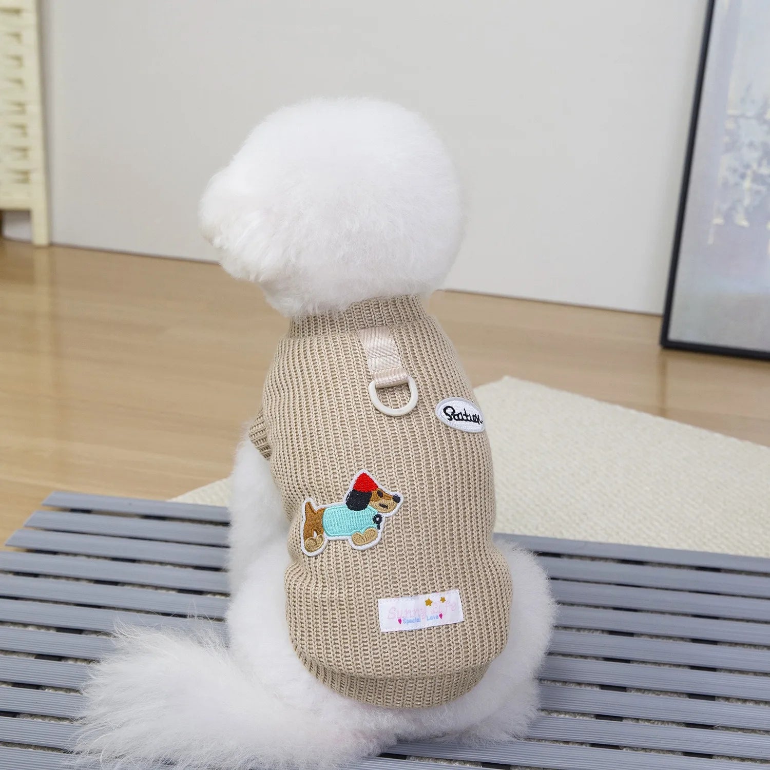 Dog Sweater for Small Dogs, Knitted Pullover Pet Apparel Winter Puppy Clothes for Chihuahua Yorkie