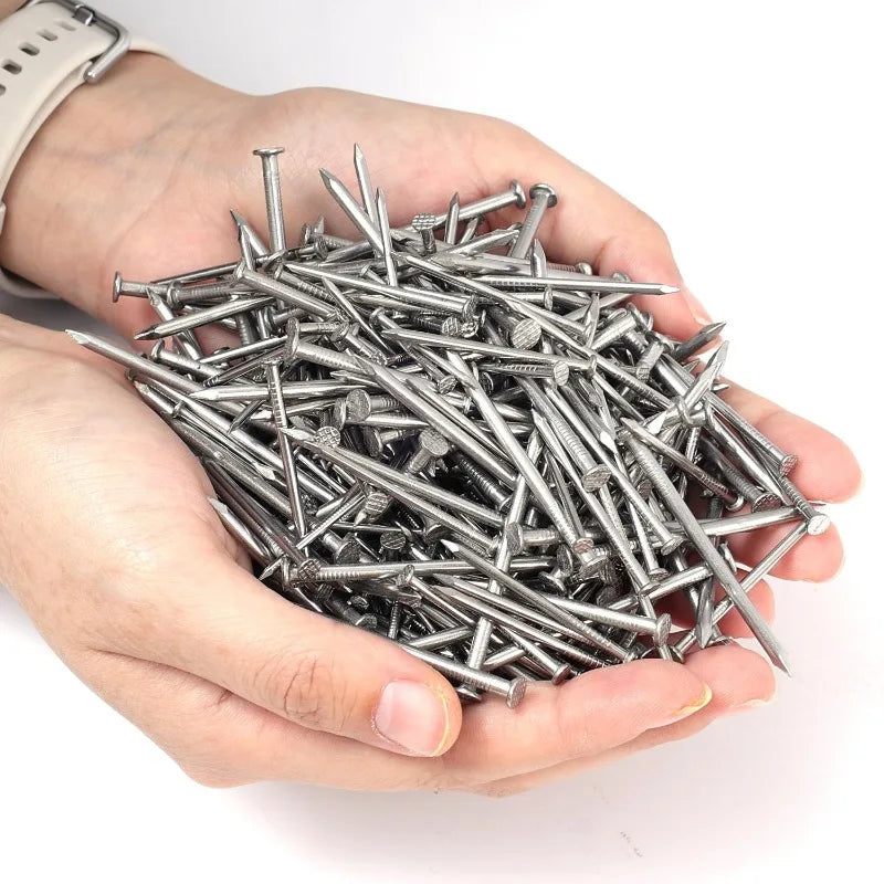 Stainless Steel Flat Head Woodworking Extended Hardware Nails Rust