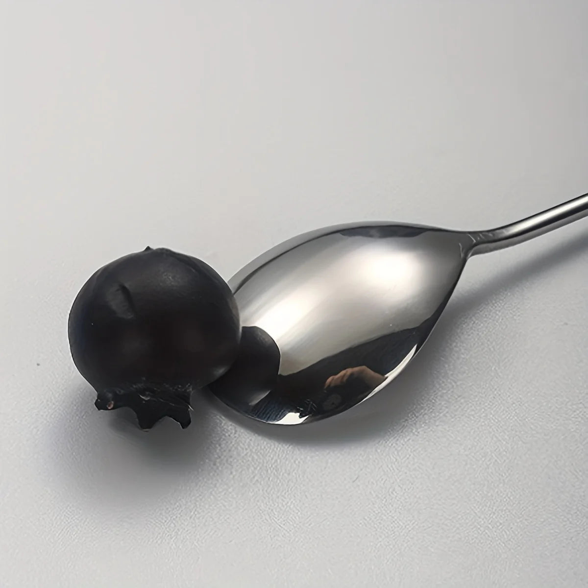 2pcs, Dessert Spoon, Stainless Steel Coffee Spoon, Cute Milk Spoon, Kawaii Cat Stirring Spoon, Reusable Ice Cream Spoon