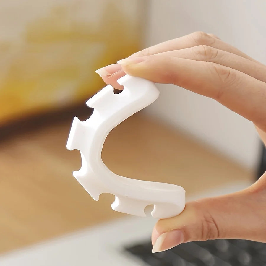 5/7 Clips Adhesive Cable Winder Desktop Wire Earphone Cable Holder Desk Organizer Stationery Office Supplies Material Escolar