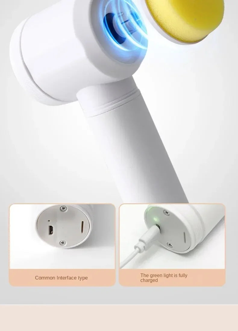 Multi-functional Electric Cleaning Brush for Kitchen and Bathroom - Wireless Handheld Power Scrubber for Dishes, Pots, and Pans