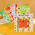 Montessori Memory Board Games Kid Creative Toy Pattern Matching Logice Thinking Brain Intellectual Challenge Game Educatioon Toy