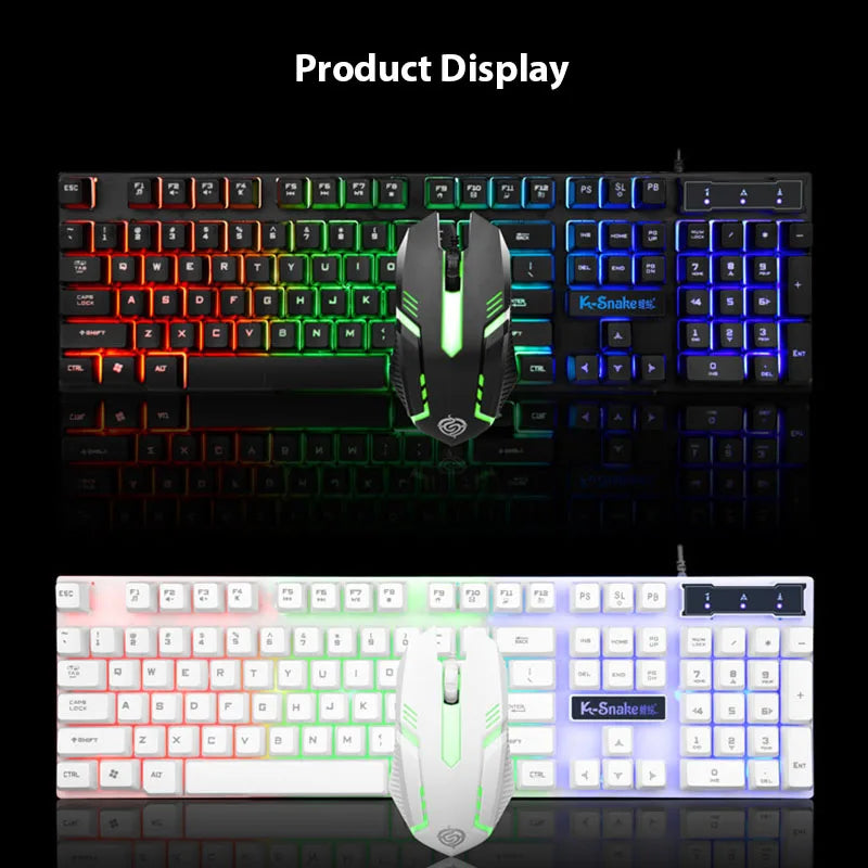 KM320 Waterproof Backlit Keyboard and Mouse Set