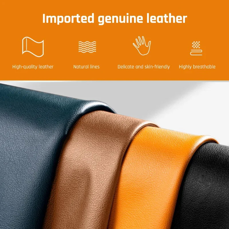 Original Leather Wireless Charging Animation Cases for iPhone 16