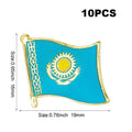 10pcs a lot   Flag Laple Pin Badge Brooch Cambodia Canada Czech Rep. Zimbabwe Kuwait Croatia Kenya Kazakhstan Haiti
