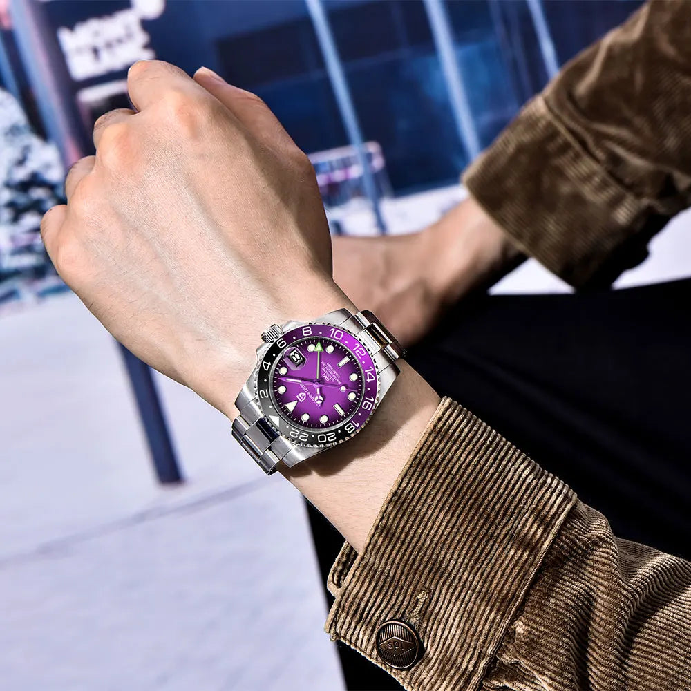 PAGANI DESIGN GMT Men Watch Top Brand 40mm Mechanical Watch