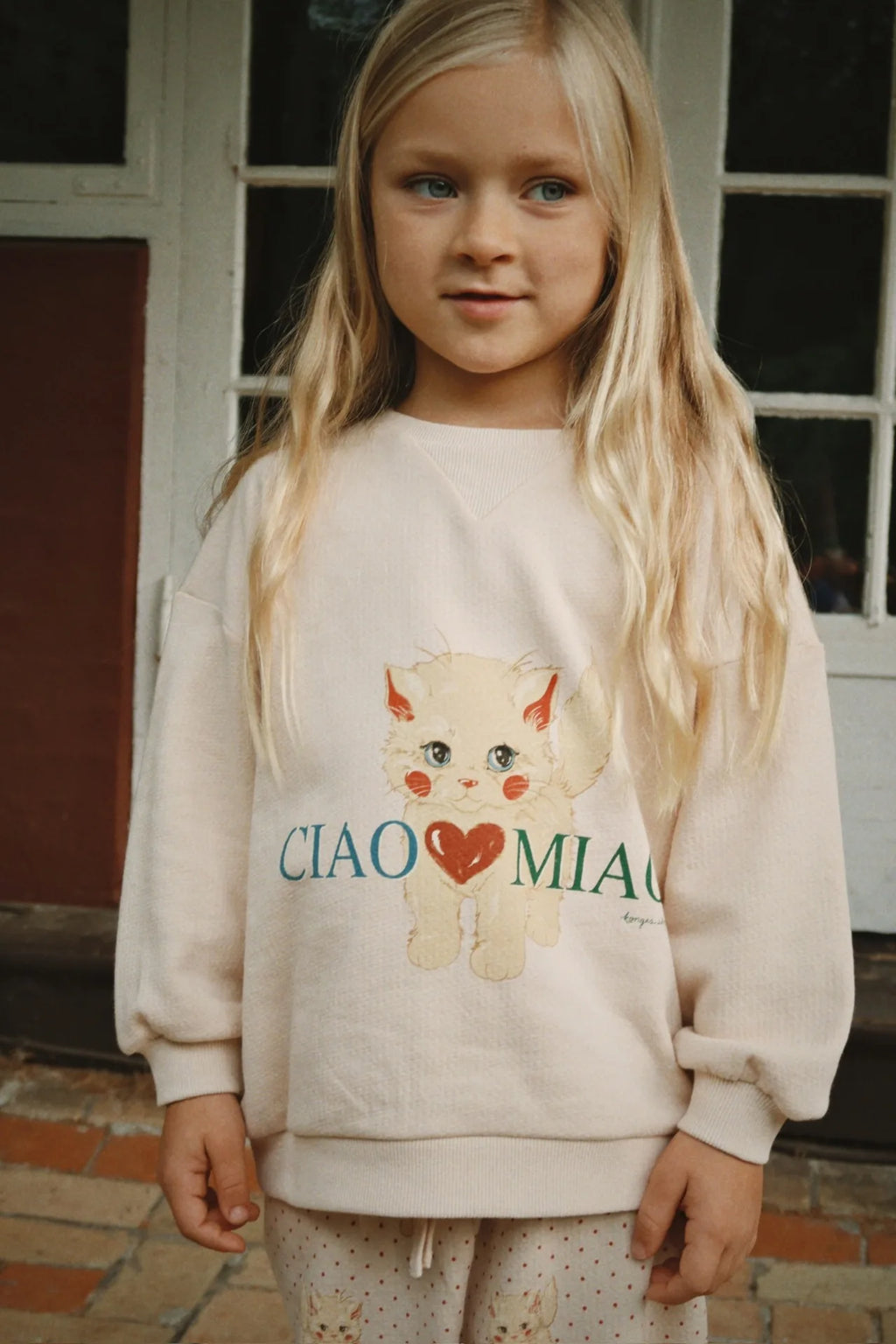 Love Pattern Boys Girls Sweatshirt Tops Kids Sweatshirts Winter Season Clothing Loose Fashion Trend Child Clothing O-neck