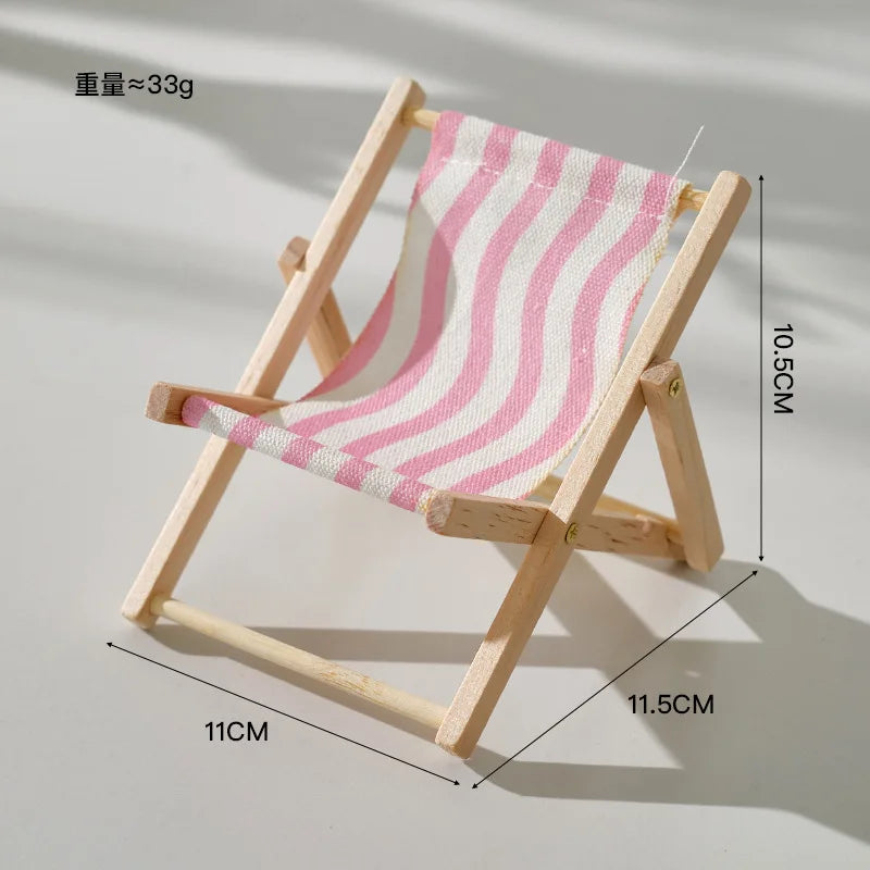 Beach Chair Design Cute Portable Desktop Solid Wood Cell