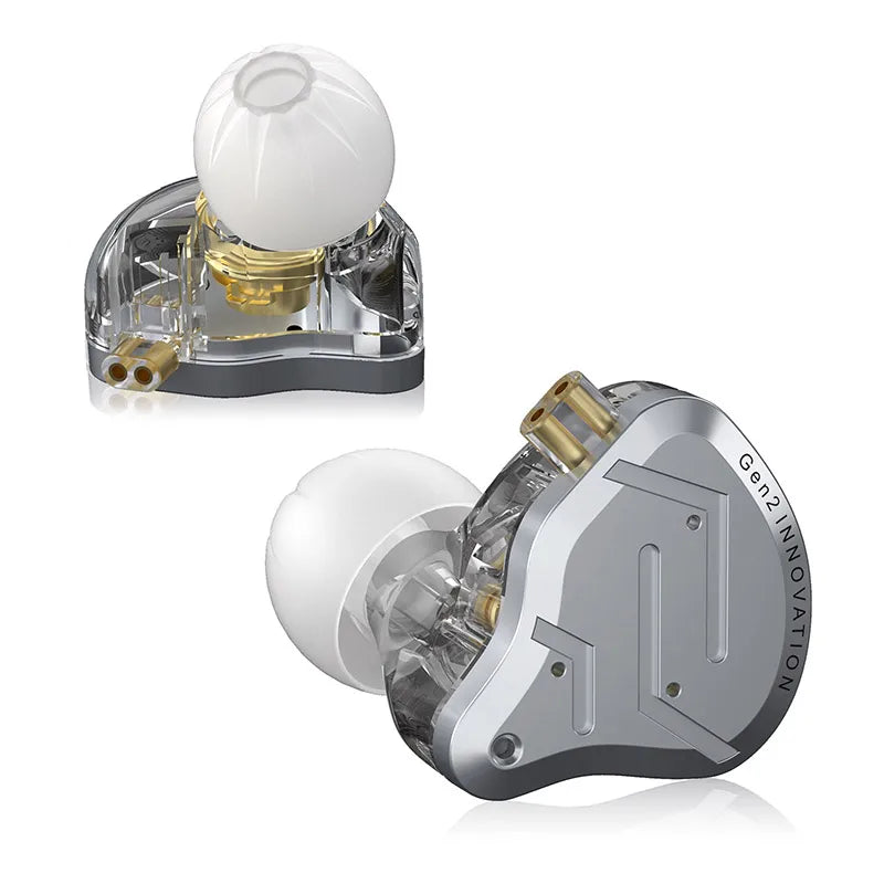 KZ ZSN Pro 2 Metal In-ear Headphones 1ba +
