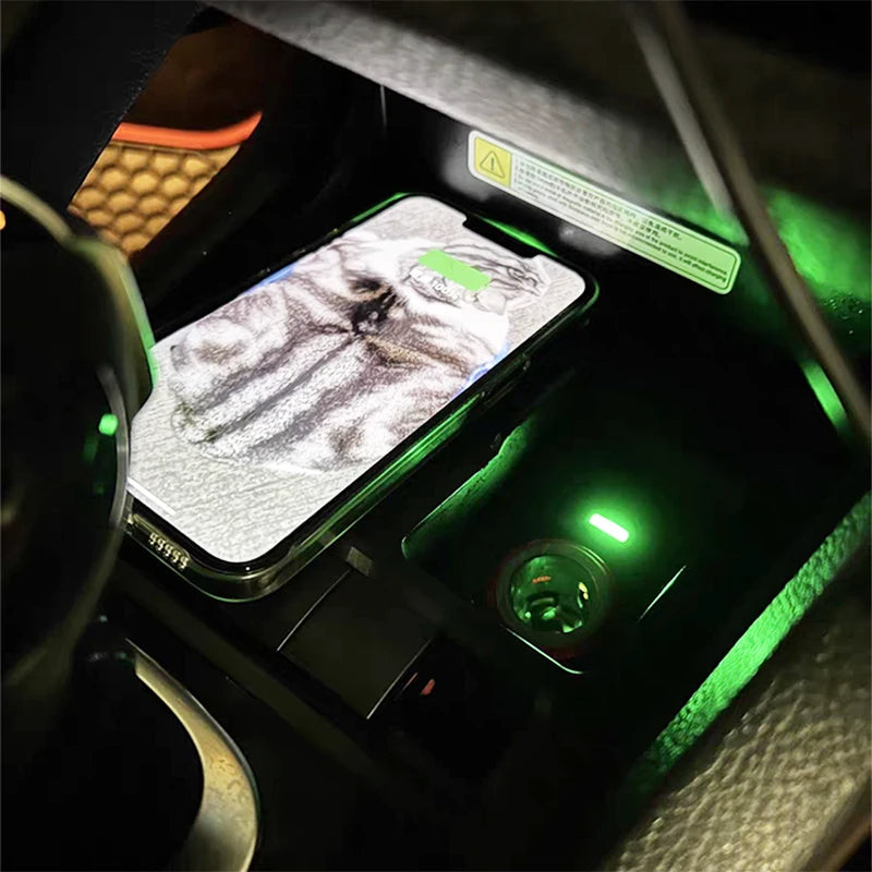 15W Car wireless charger for VW Golf 6 MK6 Scirocco Sagitar 2008-2013 car phone charger fast phone charger charging pad plate
