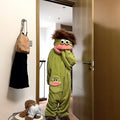Cartoon Big Mouth Monster Cute Funny Onesie Pajamas Thickened Coral Fleece Homewear For Couples Men Women Autumn Winter Pajamas
