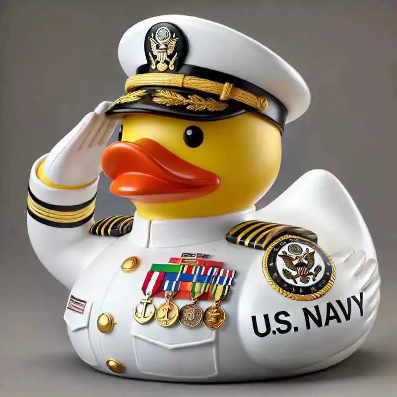 Captain's Duck Cruise Ornament Desktop Car Decoration Cross-Border New Product Unique Gift for Friends