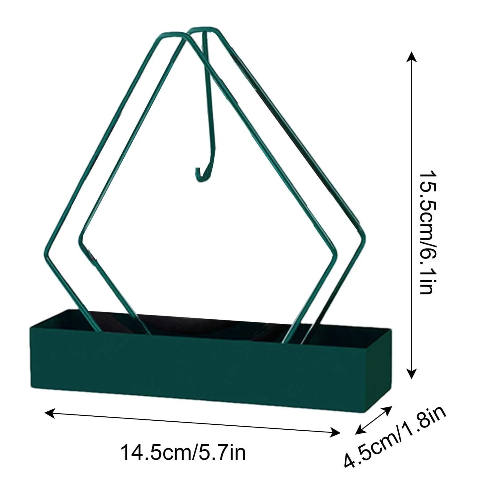 Anti-Scald Mosquito Coil Holder With Tray Creative Wrought Iron Triangular Shape Mosquito Repellent Incense Rack Home Decor Tool