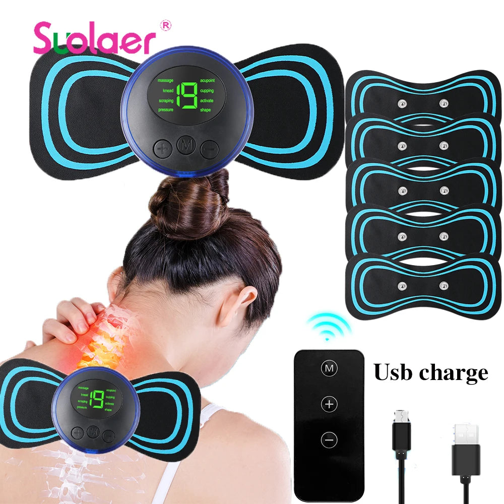 Intelligent Mini Electric Neck Massager USB Charging Portable Shouder