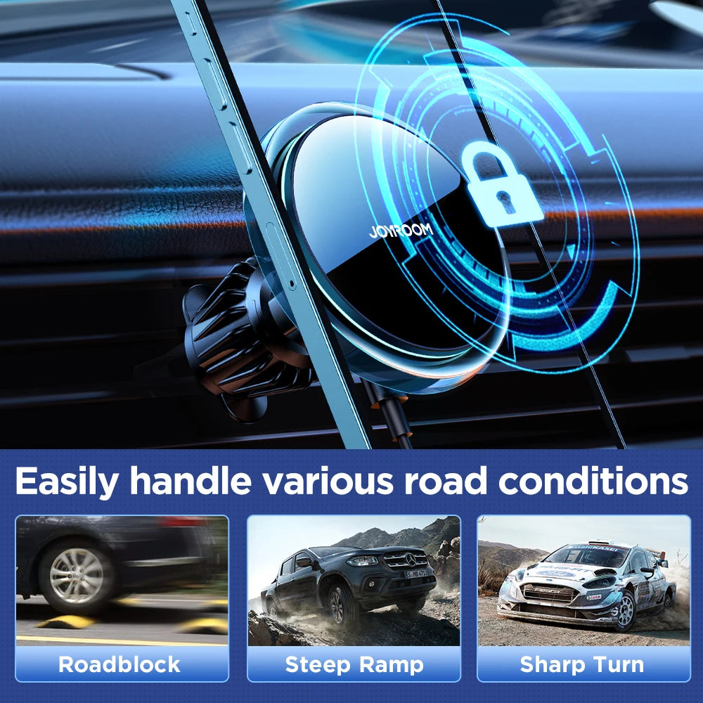 Joyroom Magnetic Car Phone Holder 1-2Pcs Wireless Charger For iPhone 15 14 13 Pro Max Fast Charging Car Charger Holder JR-ZS291