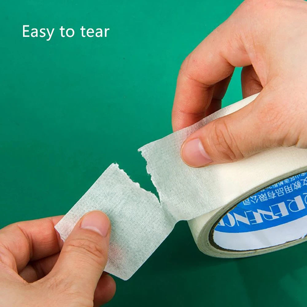 12M Masking Tape White Writable Sealing Self Adhesive Tape