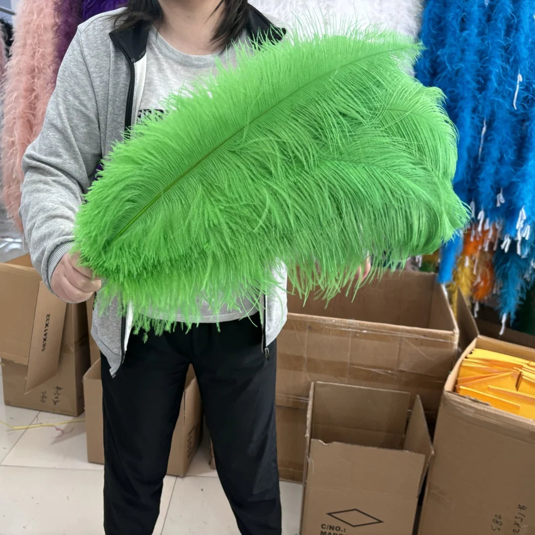 Wholesale 10PCS Natural Ostrich Feathers 15-55cm for Crafts Wedding Party Home Decor Ostrich Plumes Table Centerpiece Feather