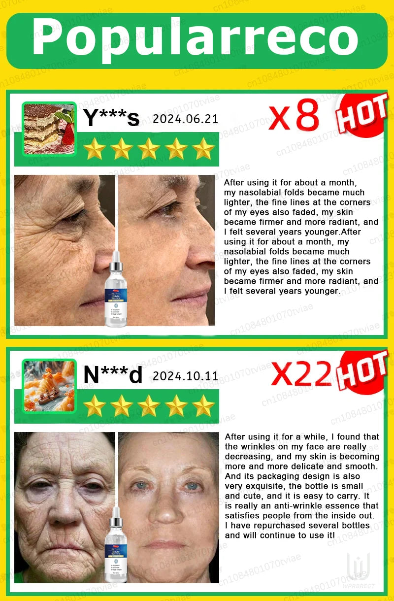 Anti-wrinkle facial essence anti-aging anti-wrinkle essence brightening and firming whitening moisturizing skin care