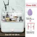 Cosmetic Storage Box Home Large Capacity Desktop Dustproof Dressing Table Lipstick Skin Care Luxury Storage Box Makeup Organizer