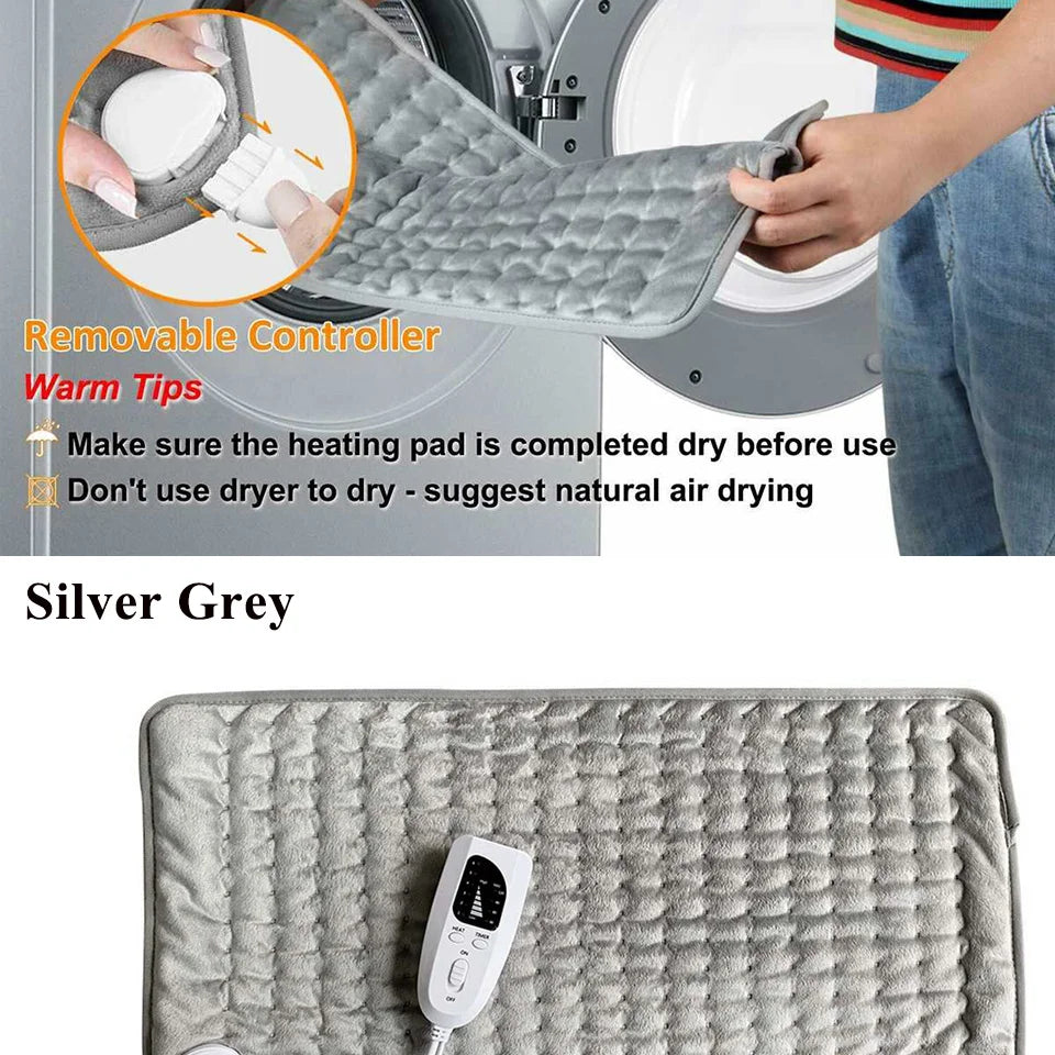 110V-240V Electric Heating Pad Blanket Timer Physiotherapy Heating Pad For Shoulder Neck Back Spine Leg Pain Relief Winter Warm