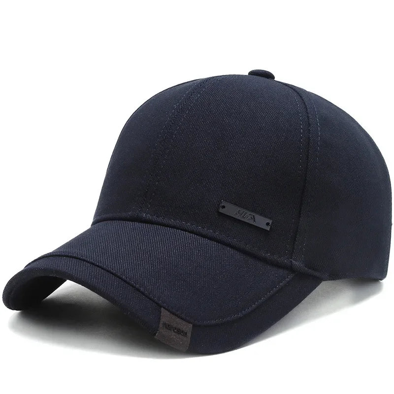 Spring and Summer Baseball Caps for Middle - Aged and Elderly Men - Sun - Shading and Protection Simple Casual  Adjustable