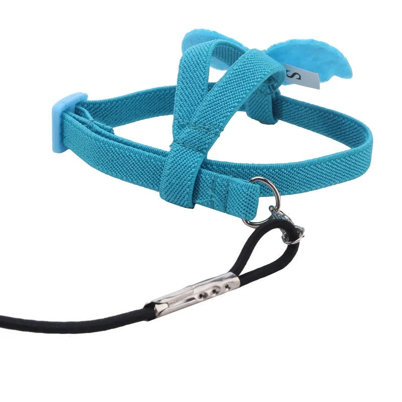 Adjustable Parrot Bird Harness Leash Set Anti-bite Training Harness Parrots Outdoor Flying Rope Cockatiel Small Birds Supplies
