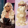 30 40 Inches 613 Honey Blonde Bundles Remy Human Hair Weave
