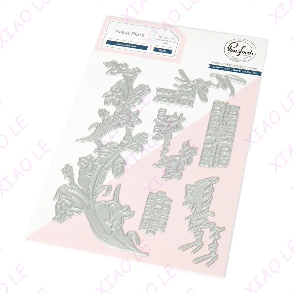 Pink Fresh Good Times April Releases Metal Cutting Dies Stamps Stencil Hot Foil Scrapbooking Album Decoration Craft for DIY Card