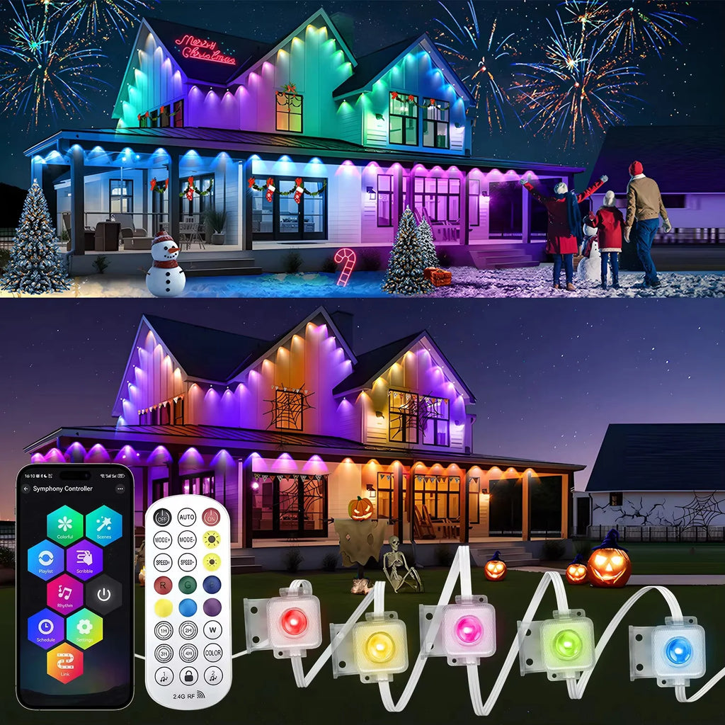 Smart IP67 Waterproof Outdoor Eaves Lights