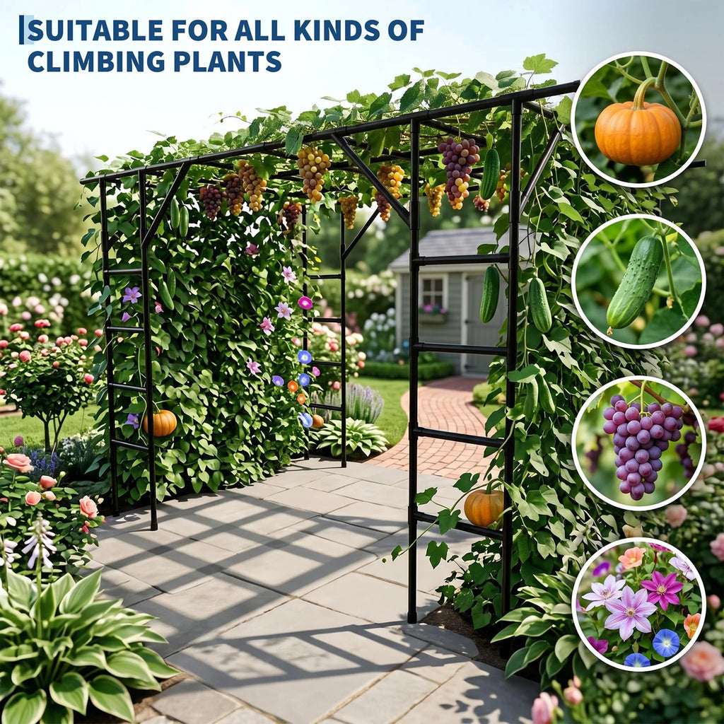 132in Garden Arch Trellis For Cucumber Grape Vine