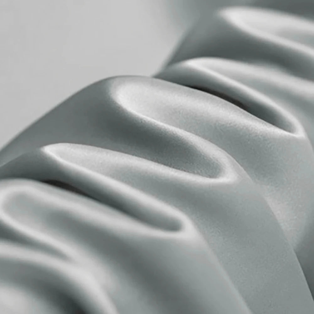 CISULI Pure Silk Stretch Satin Fabric,16momme,Width 140cm,Silk Lycra,Shirt and Dress Cloth Material