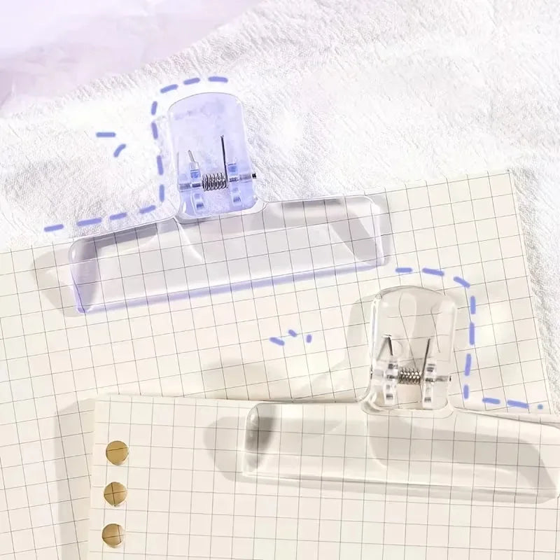 1Pc Creative Transparent Jelly Clip Storage Supplies Stationery School