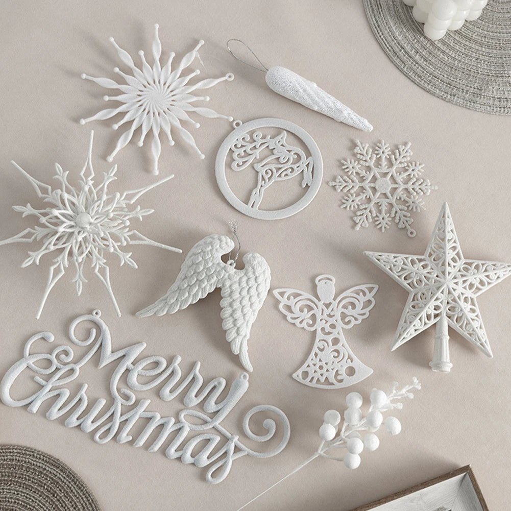 Durable Christmas Tree Pendant Home Decor Christmas Scene Arrangement Decorative Supplies Multi Style Christmas Tree Accessory