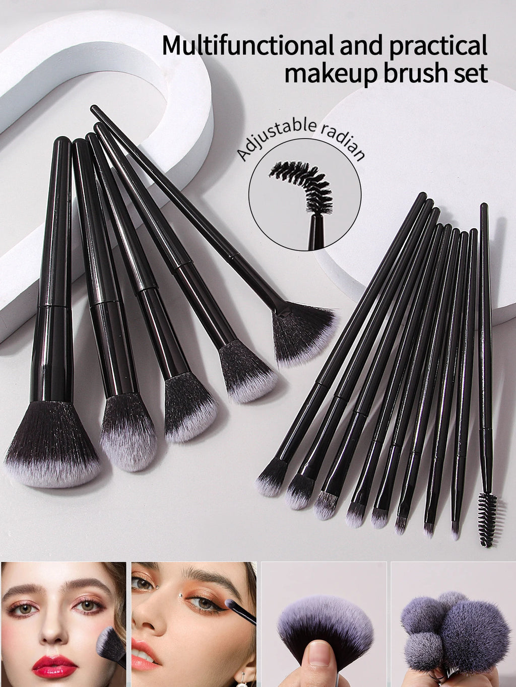 27/14/9/1PCS Professional Makeup Brush Set 14 Brushes
