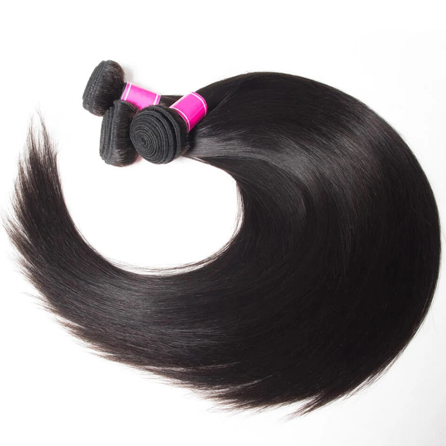 12A Brazilian StraIght Virgin Hair Bundles Unprocessed Human Hair