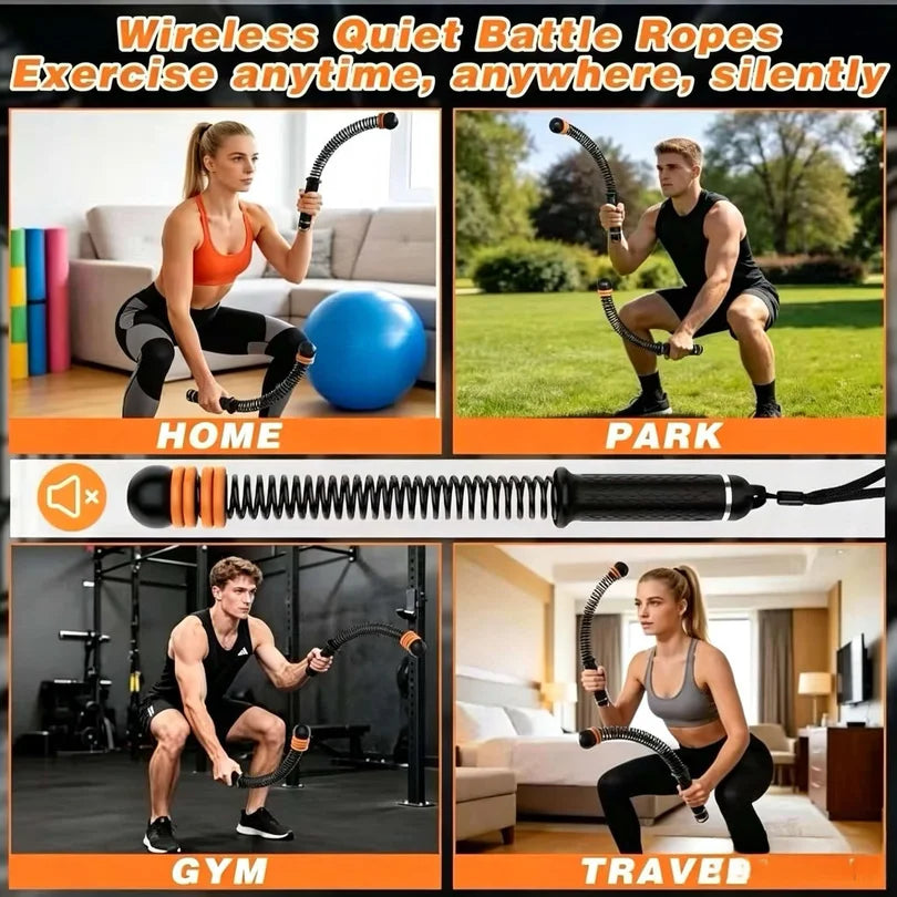 Full Body Workout Fitness Training Rope Equipment Adjustable Resistance